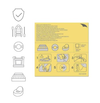 MATERAC DWUOSOBOWY DMUCHANY WELUROWY BESTWAY 67004 203x183x22 cm