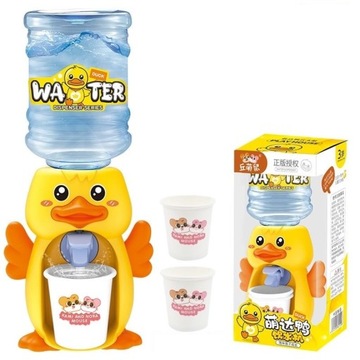 DYSTRYBUTOR DO WODY DLA DZIECI KACZKA NAPÓJ 2KUBKI