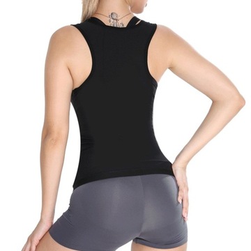 Damska kamizelka z gorsetem dresowym XL Blue_L XL