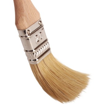 PĘDZEL ANGIELSKI 20mm PŁASKI MALARSKI NATURALNY