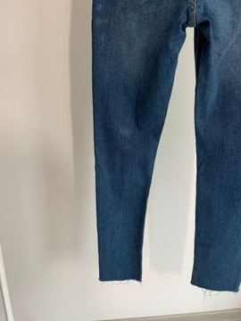 Acne Studios spodnie jeansy dopasowane skinny slim strzępione 36 S 38 M 29