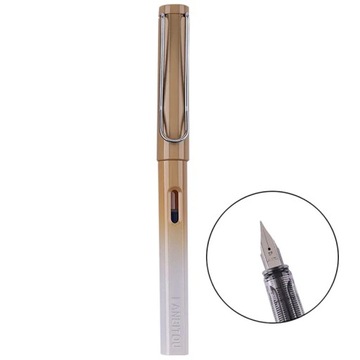 6PCS Fountain Pen Luxury 0.38mm Calligraphy Multifunction Pens Metal Nib