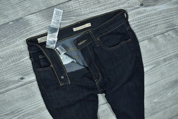 LEVIS 721 High Rise Skinny Spodnie Jeansy Damskie W29 L30