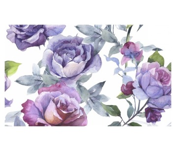 Fototapeta 520x318cm purpurowe kwiaty liście