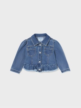 MAYORAL Kurtka jeansowa 1408 Granatowy Regular Fit