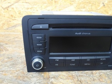 AUDI A3 8P LIFT 08-12 RADIOODTWARZACZ RADIO CD AUDI CHORUS KOD 8P0035152C