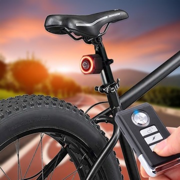 Беспроводная велосипедная сигнализация со светом и дистанционным управлением, BELL