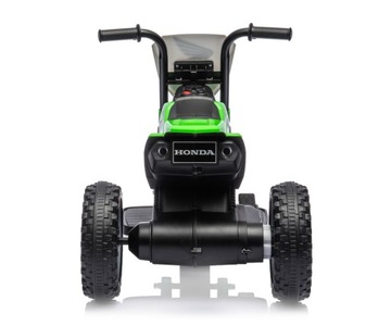 Автомобиль на аккумуляторе Мотоцикл HONDA CRF 450R Green Motor Cross, 3 колеса