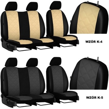 КОЖАНЫЕ ЧЕХОЛЫ ДЛЯ RENAULT MASTER 3 2+1 по индивидуальному заказу