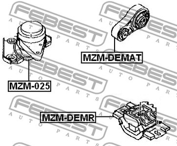 FEBEST MZM-DEMR LOŽISKO MOTORU