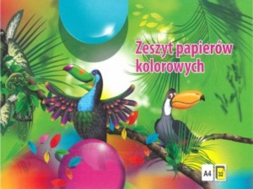 Blok Papieru Kolorowego do Szkoły A5 WYSOKA JAKOŚĆ