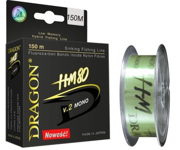 Żyłka hybrydowa Dragon HM80 v.2 MONO 150 0,16 /3,8