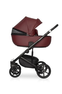 Польская коляска 2в1 OZON Riko Basic НАДУВАННЫЕ КОЛЕСА СИДЕНЬЕ ПЕРЕДНЕЕ ЗАДНЕЕ