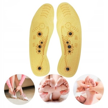 СТЕЛКИ ДЛЯ МАССАЖНОЙ ОБУВИ С ТОЧЕЧНЫМИ МАГНИТАМИ