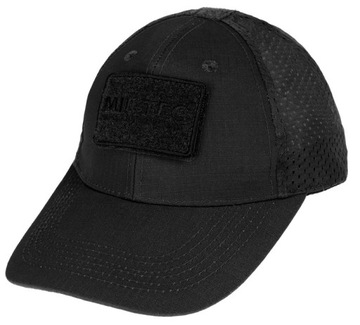 Czapka z daszkiem bejsbolówka Mil-Tec Net Baseball Cap czarna