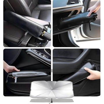 КОВРИК ИЗ ФОЛЬГИ СОЛНЦЕЗАЩИТНЫЙ КОЗЫРЕК АВТОМОБИЛЬНЫЕ ГАДЖЕТЫ ЗОНТ ДЛЯ ОКНА АВТОМОБИЛЯ