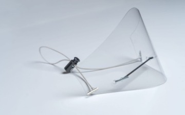 Защитная маска, прозрачная, полукозилок