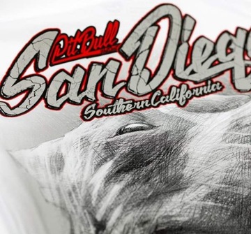 Футболка Pit Bull San Diego Dog белая 2023 M