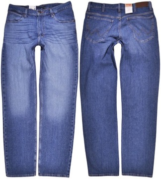 WRANGLER spodnie BLUE DAWN regular jeans STRAIGHT _ W36 L30