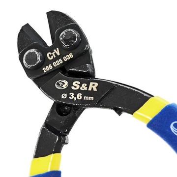 NOŻYCE PRZECINARKA DO KABLI TWORZYW SZTUCZNYCH S&R MOCNE BEZPIECZNE PRO