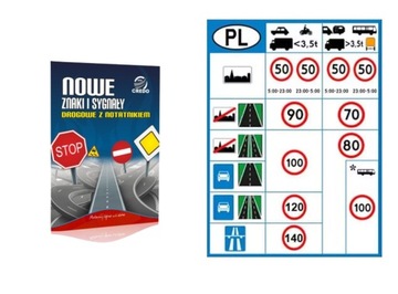 Znaki Drogowe Nauka A B C D T Prawo Jazdy z notatnikiem 2024 Credo GRATIS!