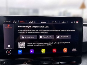 Cupra Leon II Sportstourer PHEV 1.4 e-Hybrid 204KM 2022 Cupra Leon PHEV Virtual Full Link ACC Led DCC Serwis ASO FV 23, zdjęcie 29