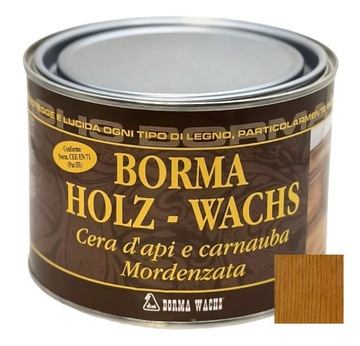 WOSK PSZCZELI DO DREWNA MEBLI BORMA WACHS 500ML - WIŚNIA