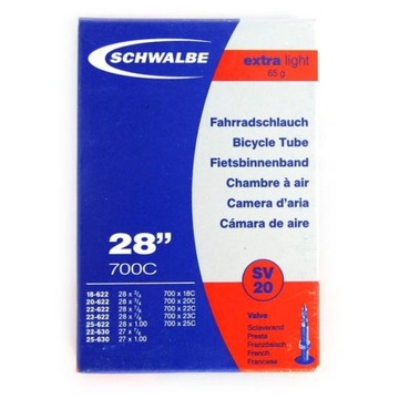 Schwalbe Extralight 700x18/25c Presta 40mm