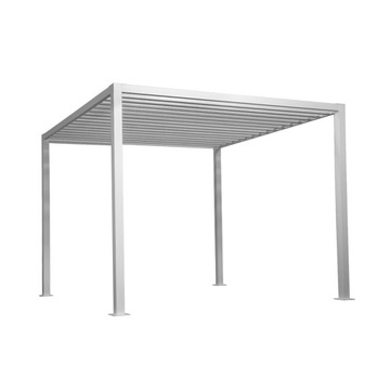 Pergola tarasowa aluminiowa - TASOS I - 3x3m biała
