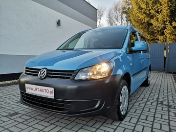 Volkswagen Caddy III Kombi Facelifting 1.6 TDI 102KM 2013 Volkswagen Caddy 1.6 TDI 102KM Long Klimatronic