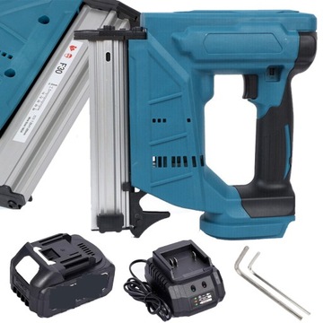 BEZPRZEWODOWA ELEKTRYCZNA GWOŹDZIARKA do Makita 18V BATERIA BL1830+ 5Ah AKU