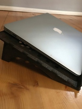 ДЕРЕВЯННАЯ ОХЛАЖДАЮЩАЯ ПОДСТАВКА ДЛЯ НОУТБУКА СТОЛ ДЛЯ НОУТБУКА черное дерево 15