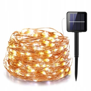Łańcuch świetlny LED Smartled HJ-064 solarny 10 m