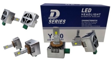 Led Žárovky D3S Y-20 Canbus 9000LM 70W Bi Xenon Silné Studená Bílá