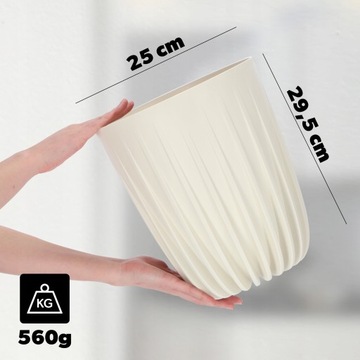 DONICZKA DONICA OSŁONKA + WKŁADKA KREMOWA 25x30CM