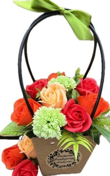 Подарок на День Рождения Именины КРАСИВЫЕ Мыльные Цветы Букет Роз Мыльные Розы