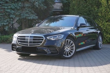 Mercedes Klasa S W223/V223 2022 Mercedes-Benz Klasa S S580, 4Matic, skretna os, panorama, kamera, FV23