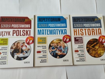 3x Repetytorium Szk Podstawowa kl 7-8 Historia Pol