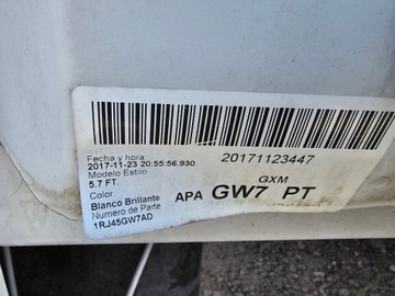Dodge Ram 09- Paka Klapa Burta USA 186cm