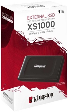 Твердотельный накопитель XS1000 емкостью 2 ТБ USB3.2 Gen2x2 Внешний