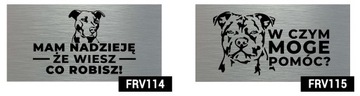 ТАРЕЛКА DiBOND INOX Note DOG Различные УЗОРЫ 40x20