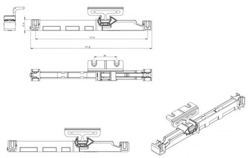 Доводчик для шкафов-купе