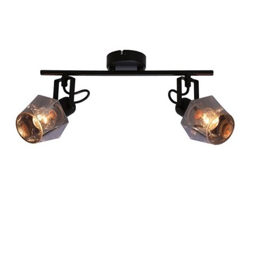 Randi lampa sufitowa listwa czarny matowy 2x15w e1