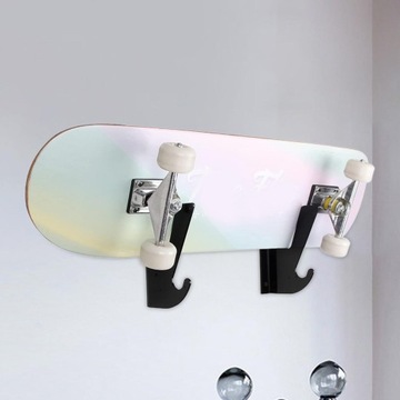 Настенный органайзер для скейтборда, горизонтальный сноуборд, черный