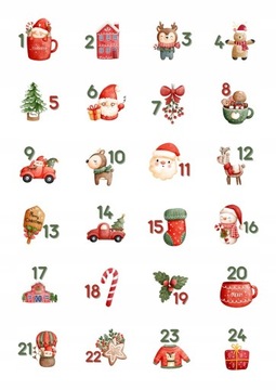 НАБОР СУМКИ ДЛЯ НАПОЛНЕНИЯ АДВЕНТ-КАЛЕНДАРЯ