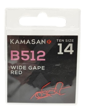 HACZYKI KAMASAN B512 WIDE GAPE ZAWODY CHOTKA 14