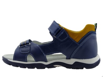 САНДАЛИИ ДЛЯ МАЛЬЧИКОВ, КОЖАНАЯ ДЕТСКАЯ ОБУВЬ, НА ВЕЛКРО 35