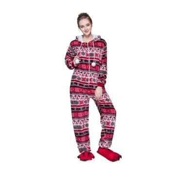 ONESIE KIGURUMI CIEPŁA PIŻAMA JEDNOCZĘŚCIOWA KOMBINEZON DRES STRÓJ