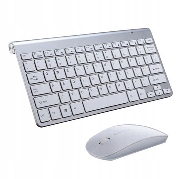 Zestaw Mini Wireless Keyboard Mouse Wodoodporny