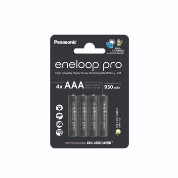ENELOOP PRO AAA БАТАРЕИ 930 мАч 4x ФОТО/ЛАМПЫ